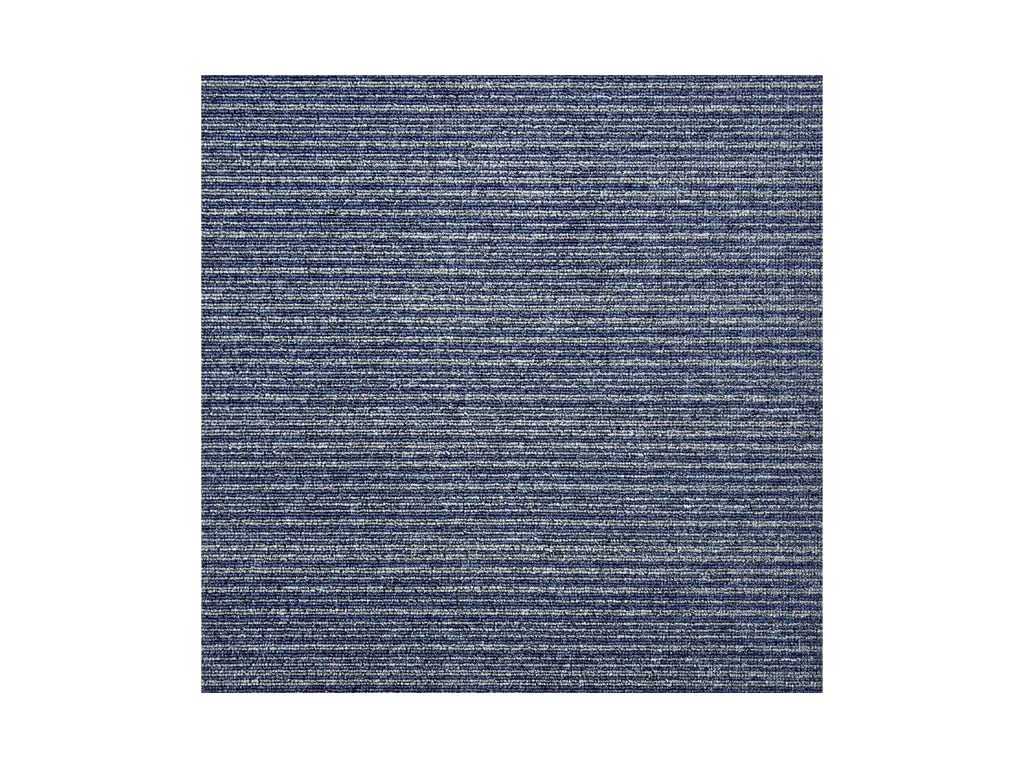 HPFloor Madison Stripe Teppichfliesen 50x50 cm Blau