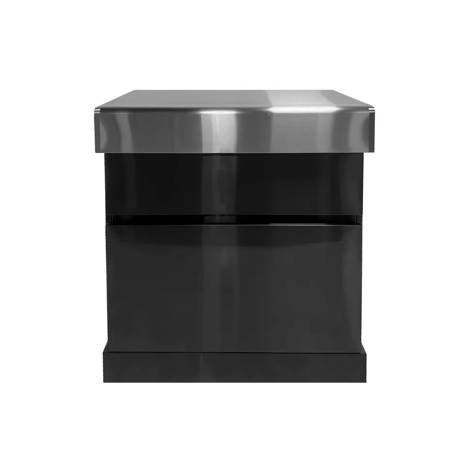 AllGrill Chef Outdoorküche Schubladenschrank-Modul schwarz 83x55x92