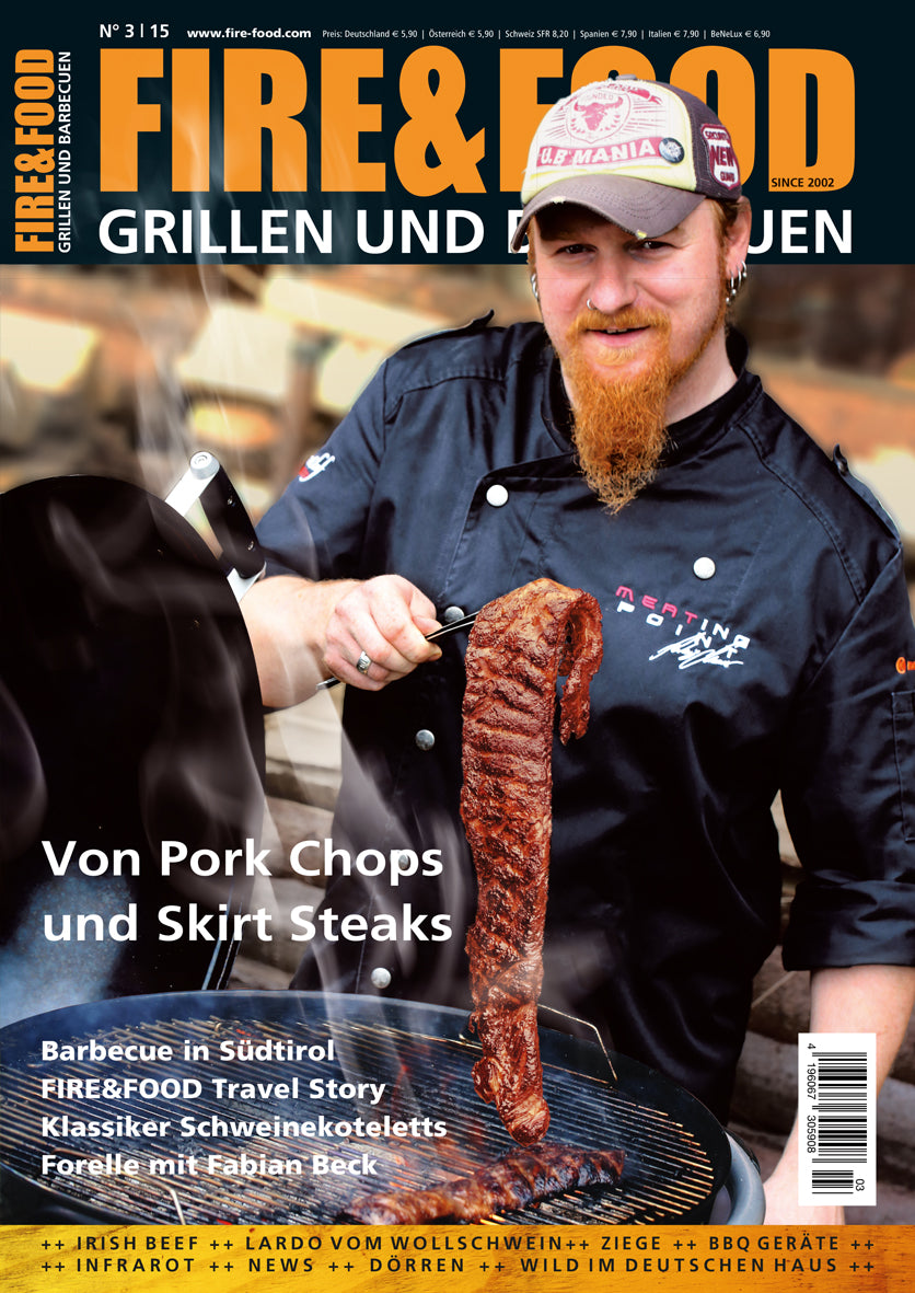 FIRE&FOOD 2015/03 Einzelausgabe Grillmagazin Digitalausgabe Wild