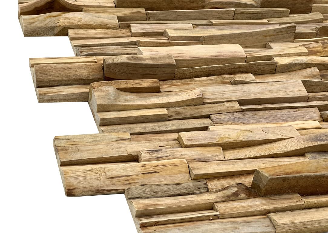 HPFloor Wall Paneling Teak Sakura 65x20 Wandverkleidung 8er