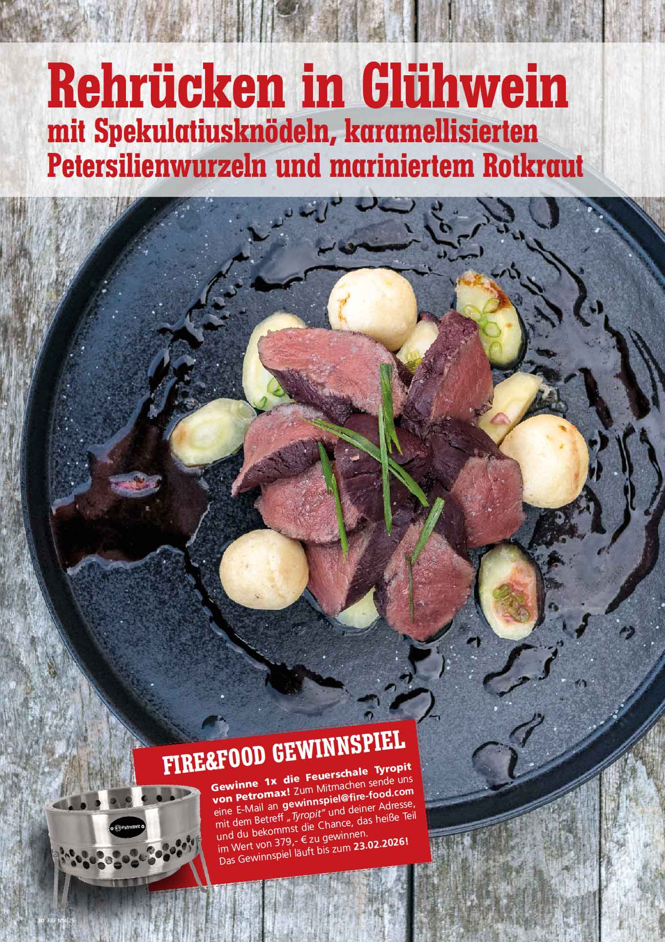 FIRE&FOOD 2025/04 Magazin Einzelausgabe Grillrezepte