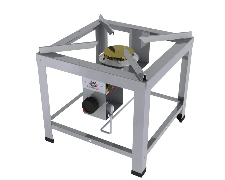 ChattenGlut HK460 V2 Hockerkocher 11 kW 460x460x420 mm