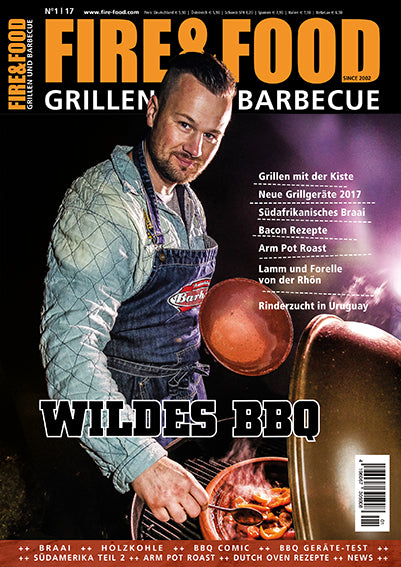 FIRE&FOOD 2017/01 Einzelausgabe Magazin Digitalausgabe BBQ