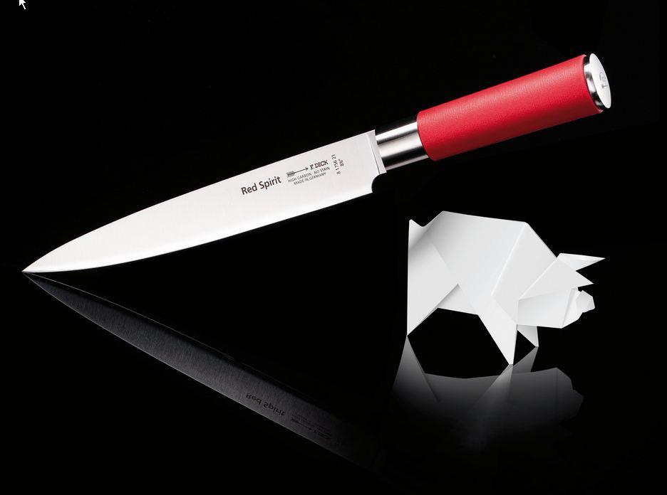 Dick Red Spirit Tranchiermesser 21cm Aufschneidemesser rot