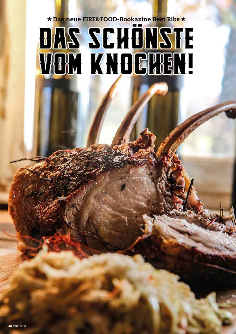 FIRE&FOOD Einzelausgabe 2019/02 Grillmagazin Printausgabe 100 Seiten