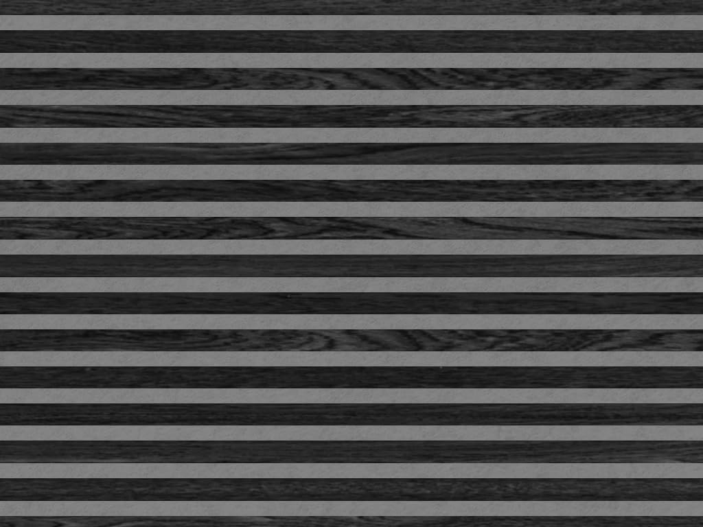 HPFloor Acoustic Panels Akustikpaneele Black Oak 240x60 Filz Grau
