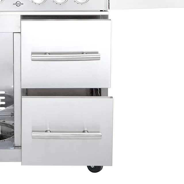 AllGrill Modular Chef L Schubladen-System Edelstahl rechts