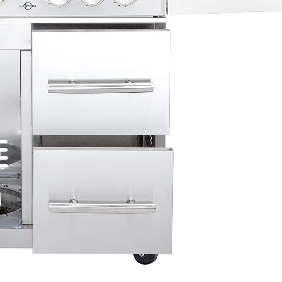 AllGrill Modular Chef L Schubladen-System Edelstahl rechts