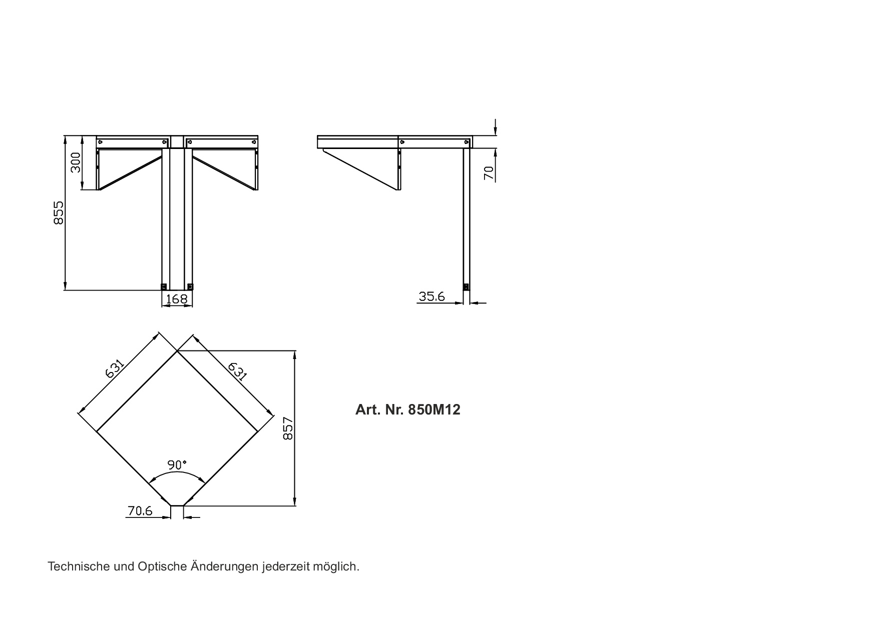 AllGrill Außenküchen Modul 12 Eckmodul 90 Grad Ecke