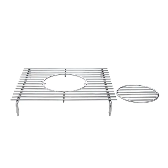 AllGrill Grillzubehör Geschirreinsatz Edelstahl Wok 31x29 cm