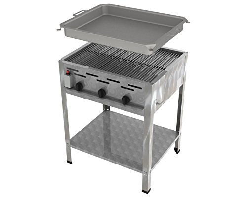 ChattenGlut Gasbräter 3-flammig Standgerät 13,5 kW