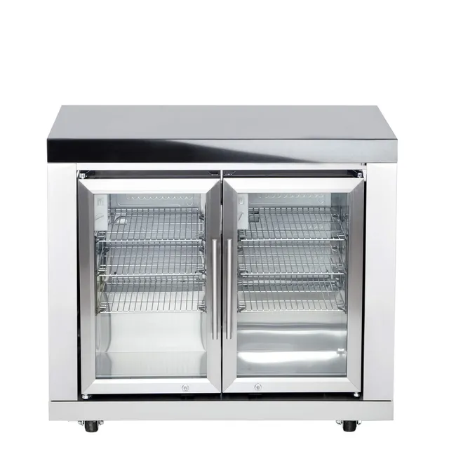 AllGrill Außenküchen Modul 2 Doppelkühlschrank 2x63 L