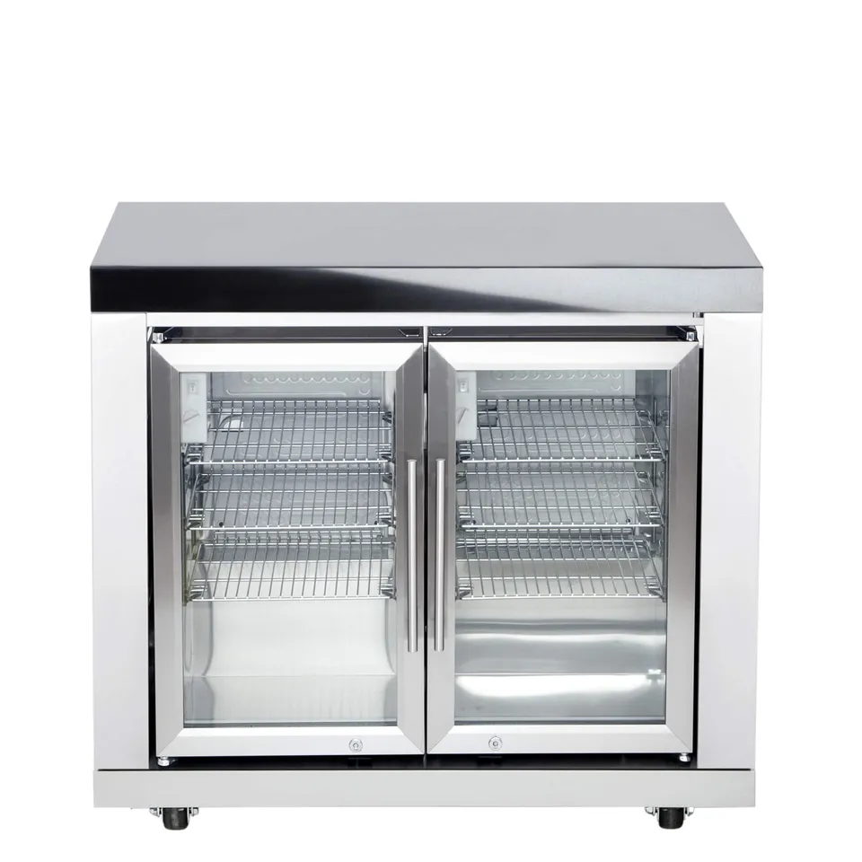 AllGrill Außenküchen Modul 2 Doppelkühlschrank 2x63 L