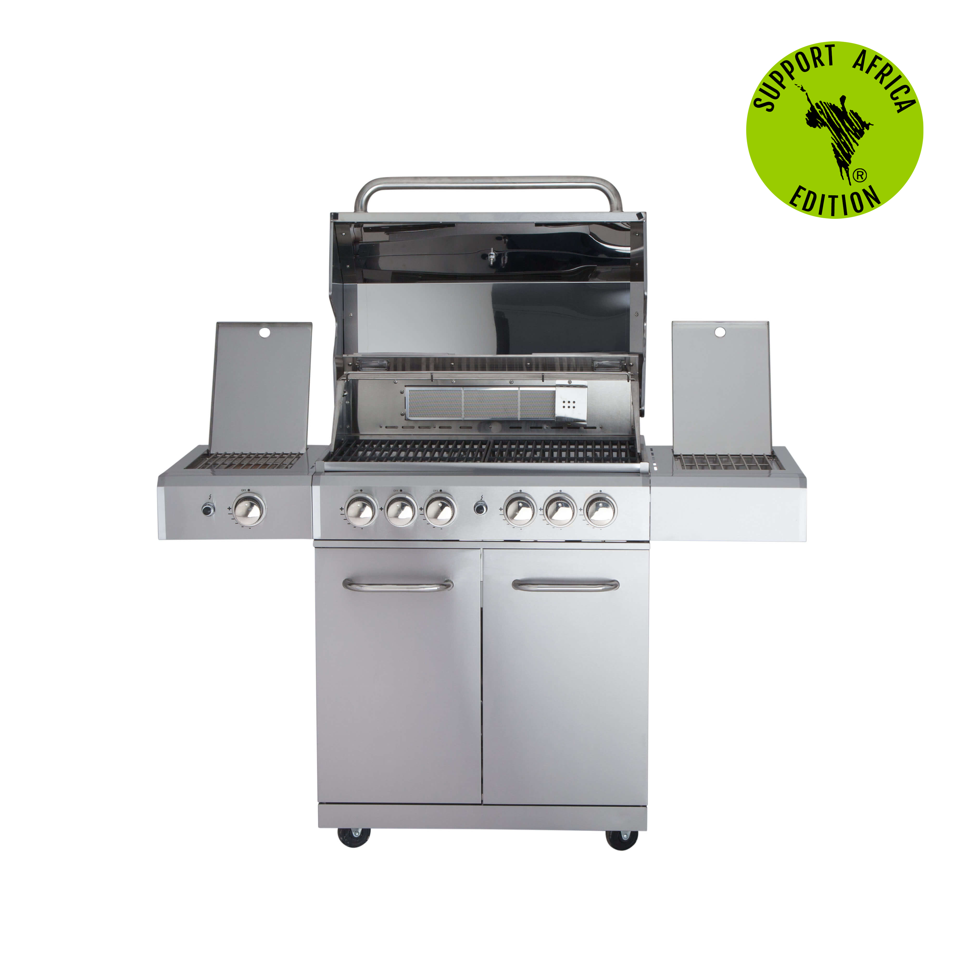 AllGrill Allrounder S4 L Gasgrill Edelstahl mit Steakzone
