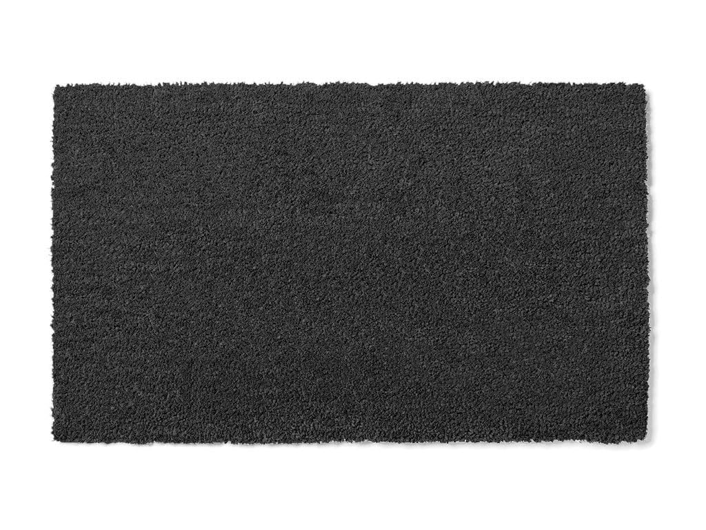 HPFloor Kokosmatte 100x400 Grau Fußmatte 17mm rutschfest