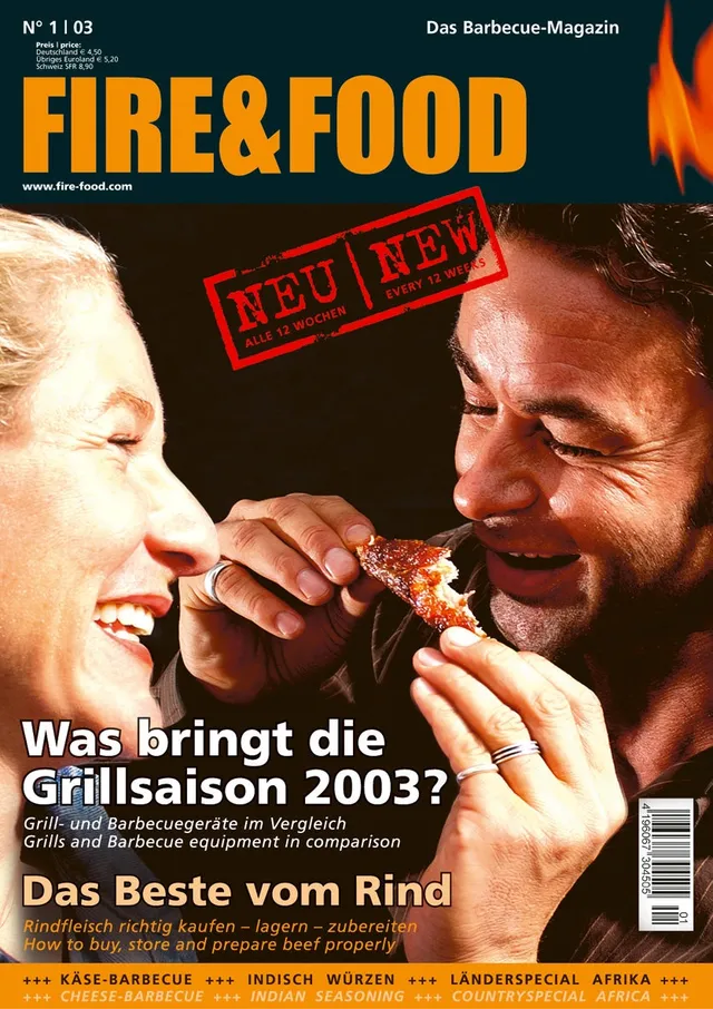 FIRE&FOOD Einzelausgaben 2003/01 Magazin Digitalausgabe 68 Seiten