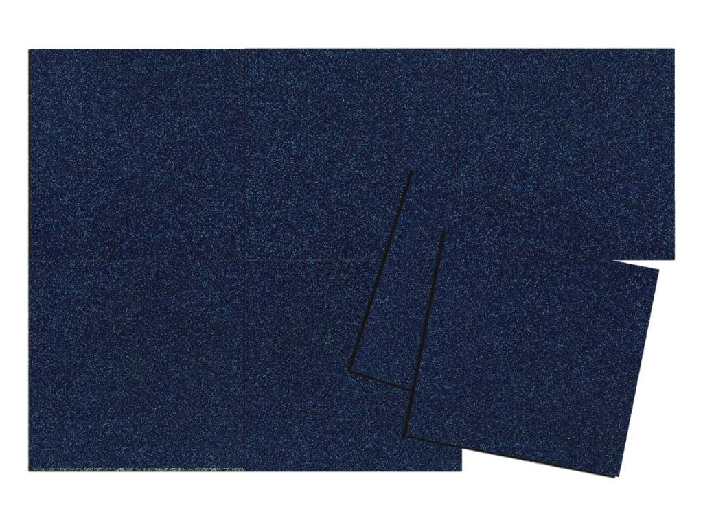 HPFloor Jersey Teppichfliese 50x50 cm blau selbstliegend