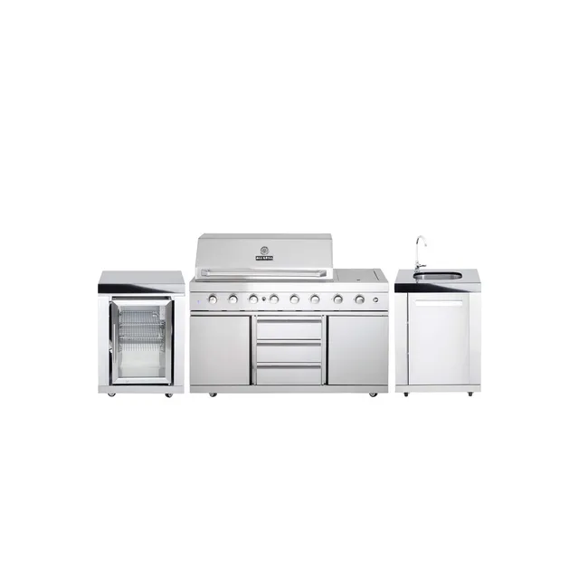AllGrill Außenküche Variante 13 Outdoorküche Edelstahl