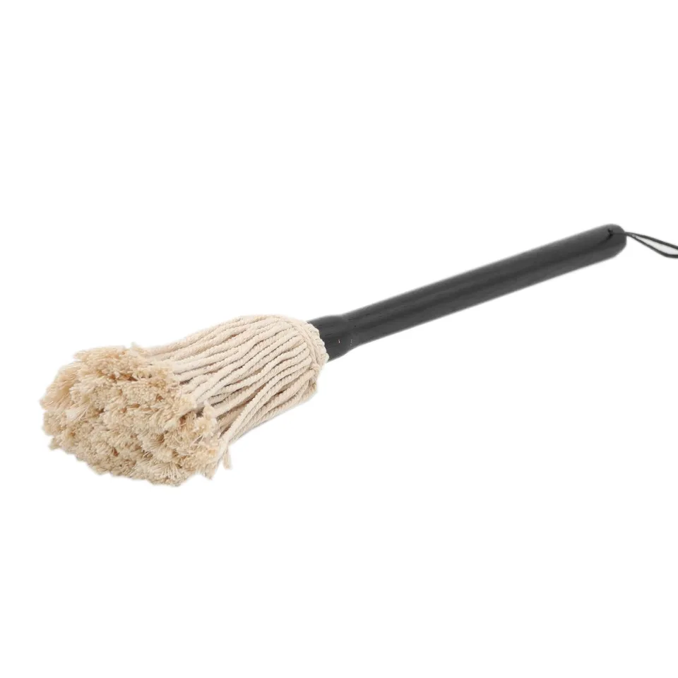 AllGrill Grillzubehör Marinaden-Mop 43 cm Holzgriff Baumwolle