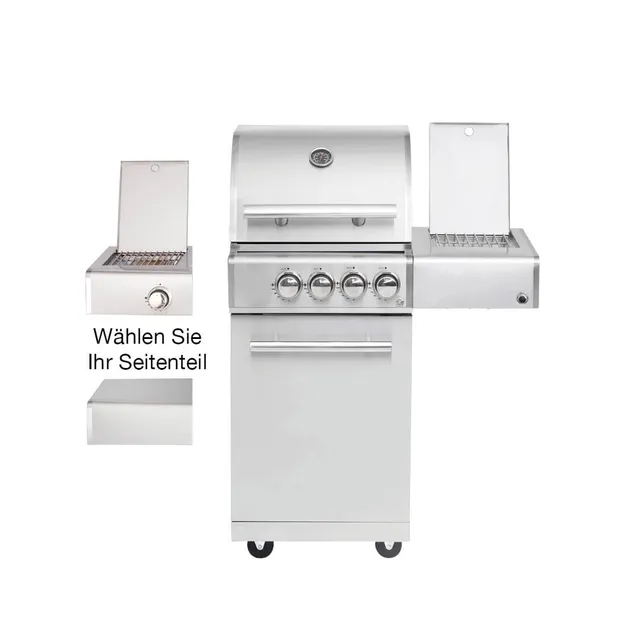 AllGrill Chef Modular Gasgrill Chef S Edelstahl 2-flammig Grundmodell