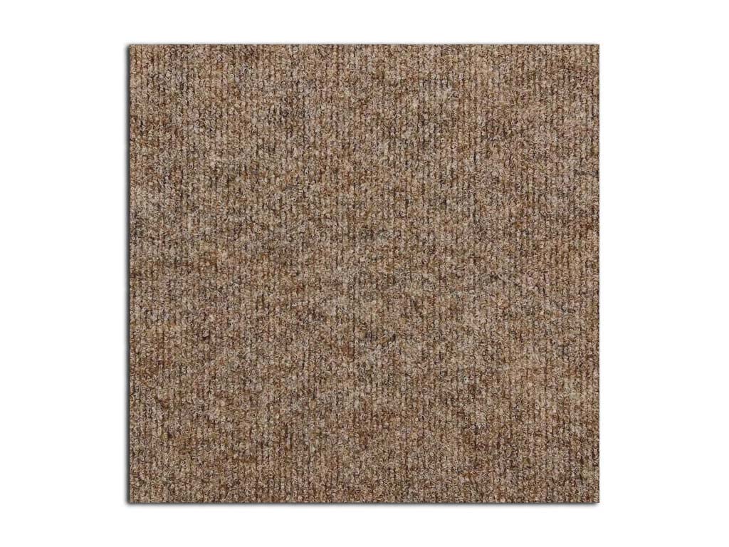 HPFloor Jersey Teppichfliese 50x50 cm dunkelbraun selbstliegend