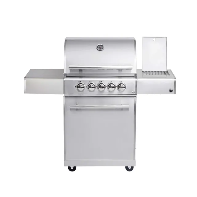 AllGrill Chef Modular S1 Gasgrill Edelstahl M mit Seitenkocher