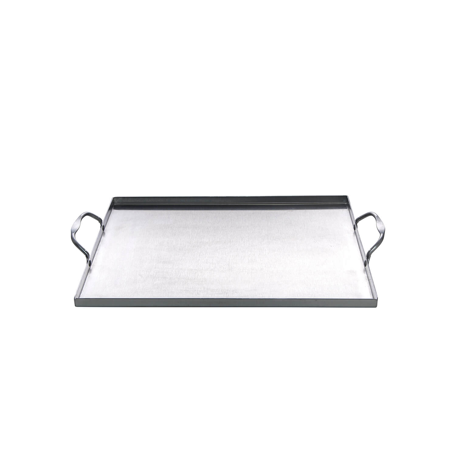 AllGrill Grillzubehör Grillwanne Edelstahl 31x27 cm 2 Griffe