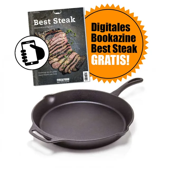 Petromax Feuerpfanne fp35-t Stiel Gusseisen 35cm 3,5l