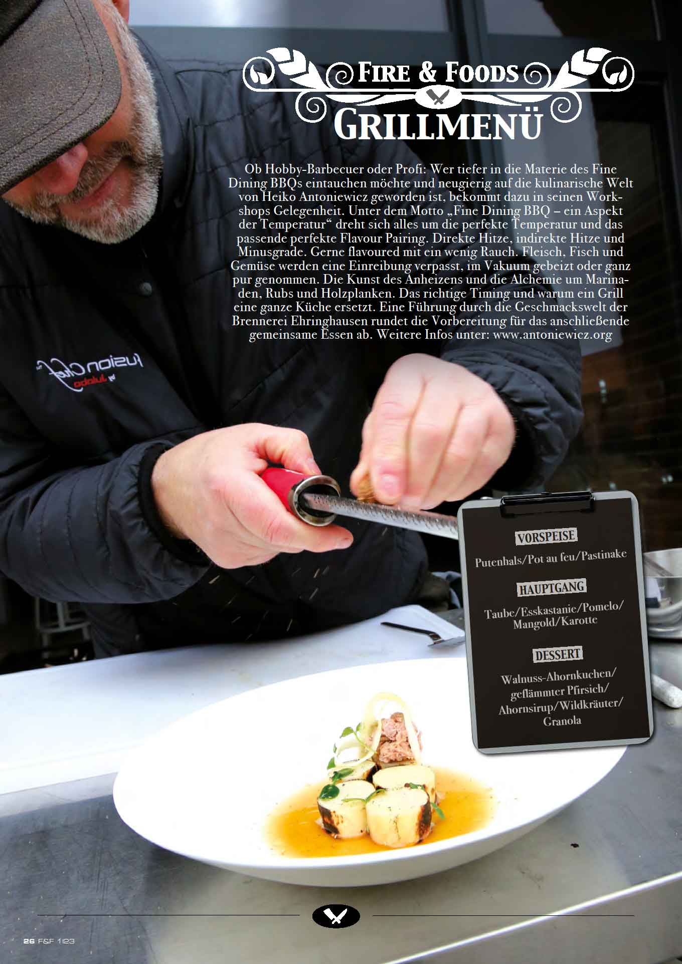 FIRE&FOOD Einzelausgaben 2023/01 Magazin Printausgabe Grillen
