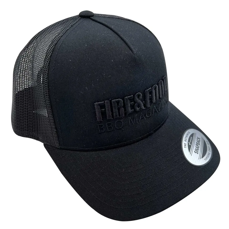FIRE&FOOD Snapback Cap schwarz Onesize Trucker
