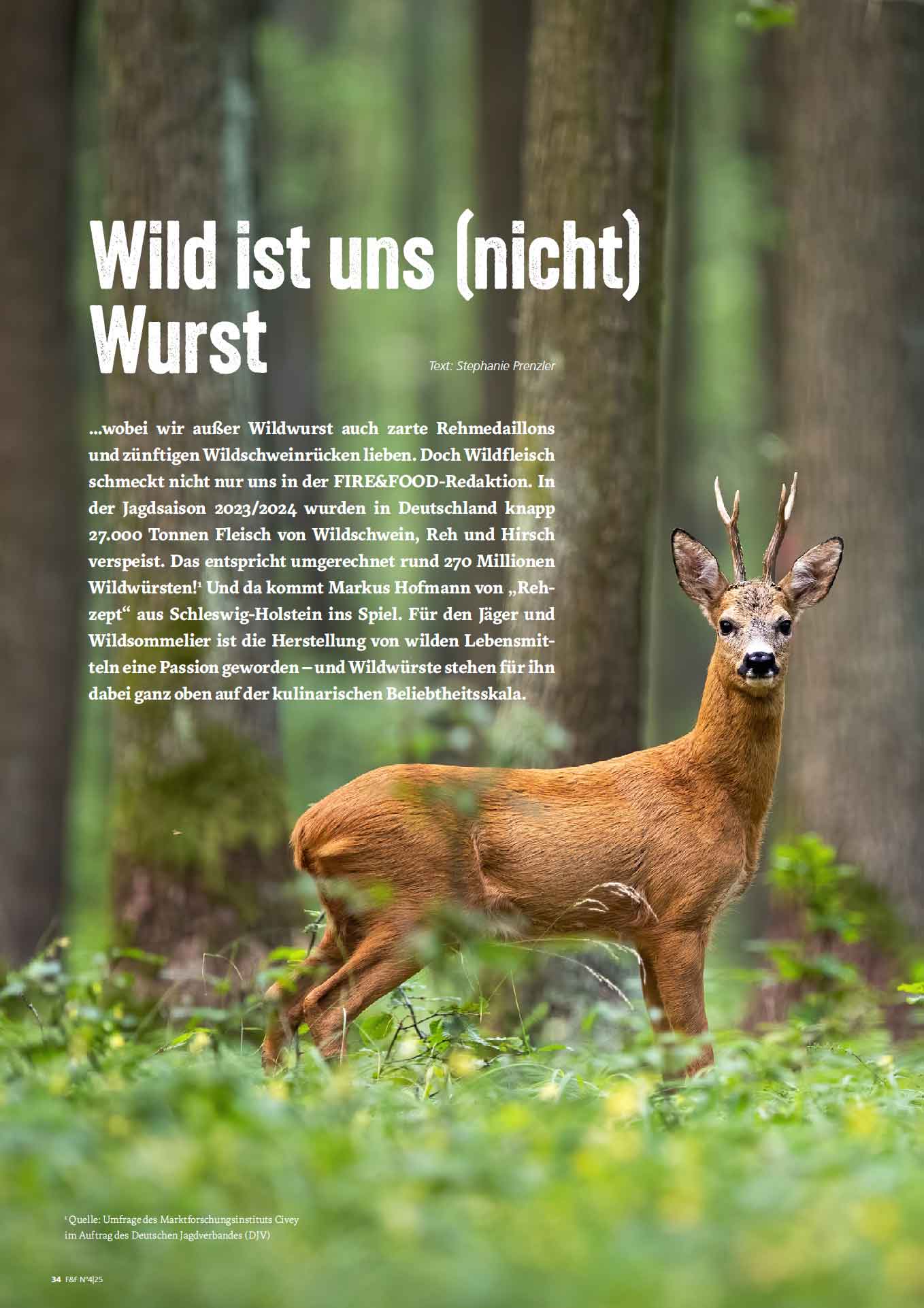 FIRE&FOOD 2025/04 Magazin Einzelausgabe Grillrezepte