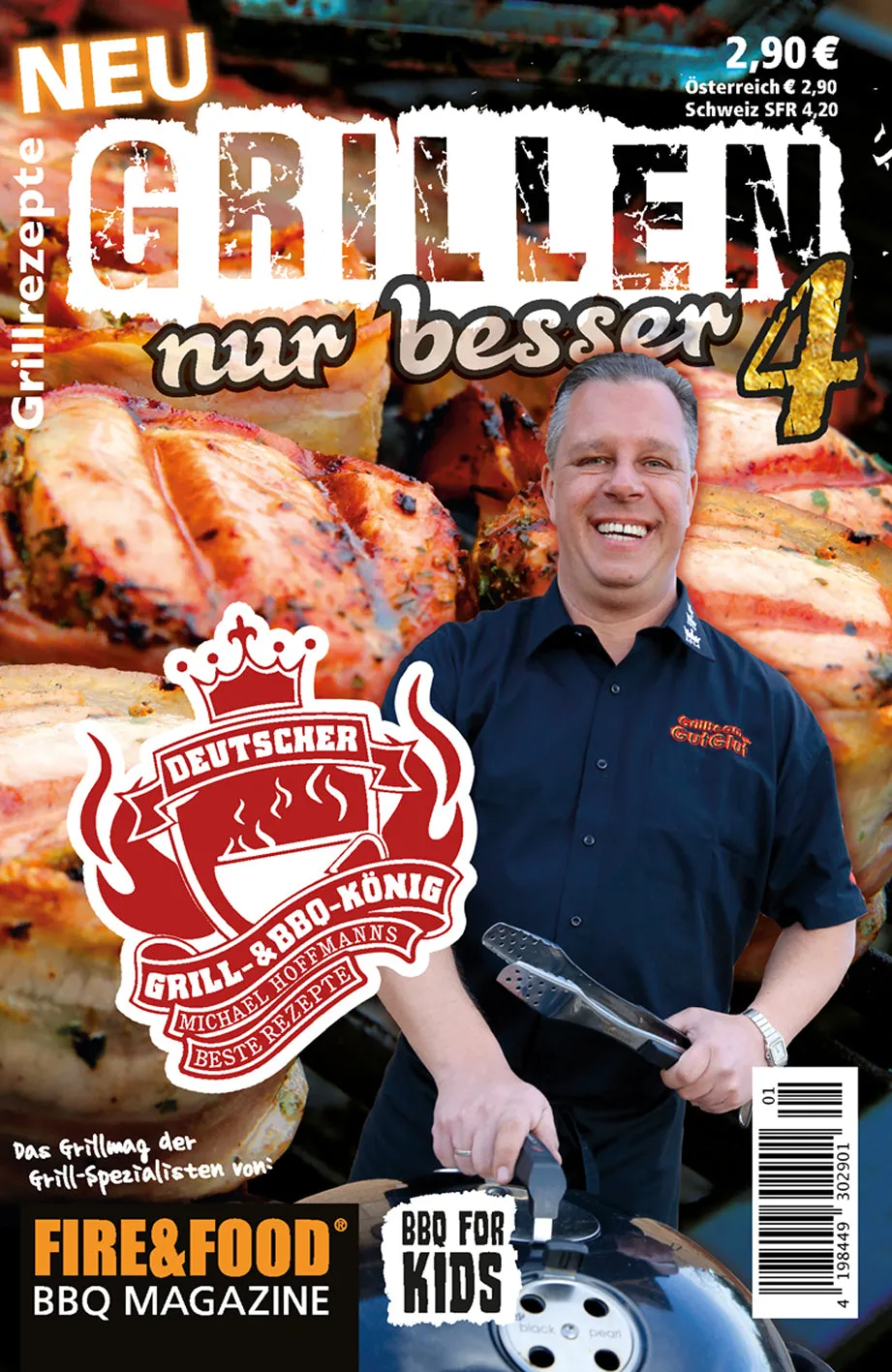 FIRE&FOOD Grillmag No.4 Digitalausgabe Grillrezepte PDF