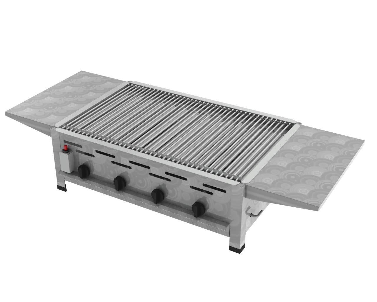 ChattenGlut Gasbräter Tischgerät 4-flammig 18 kW Rost