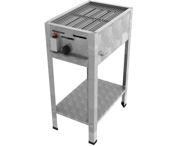 ChattenGlut Gasbräter 1-flammig 4,5 kW Rost 340x530x800 mm