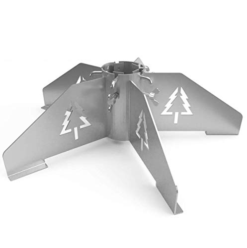 ChattenGlut Christbaumständer Edelstahl 721mm Designer