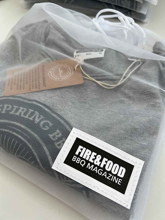FIRE&FOOD 20 Years T-Shirt Herren Bio-Baumwolle Gr. L