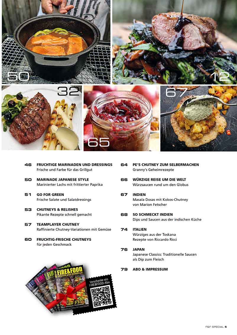 FIRE&FOOD Specials No.6 Grillgutveredelung Digitalausgabe