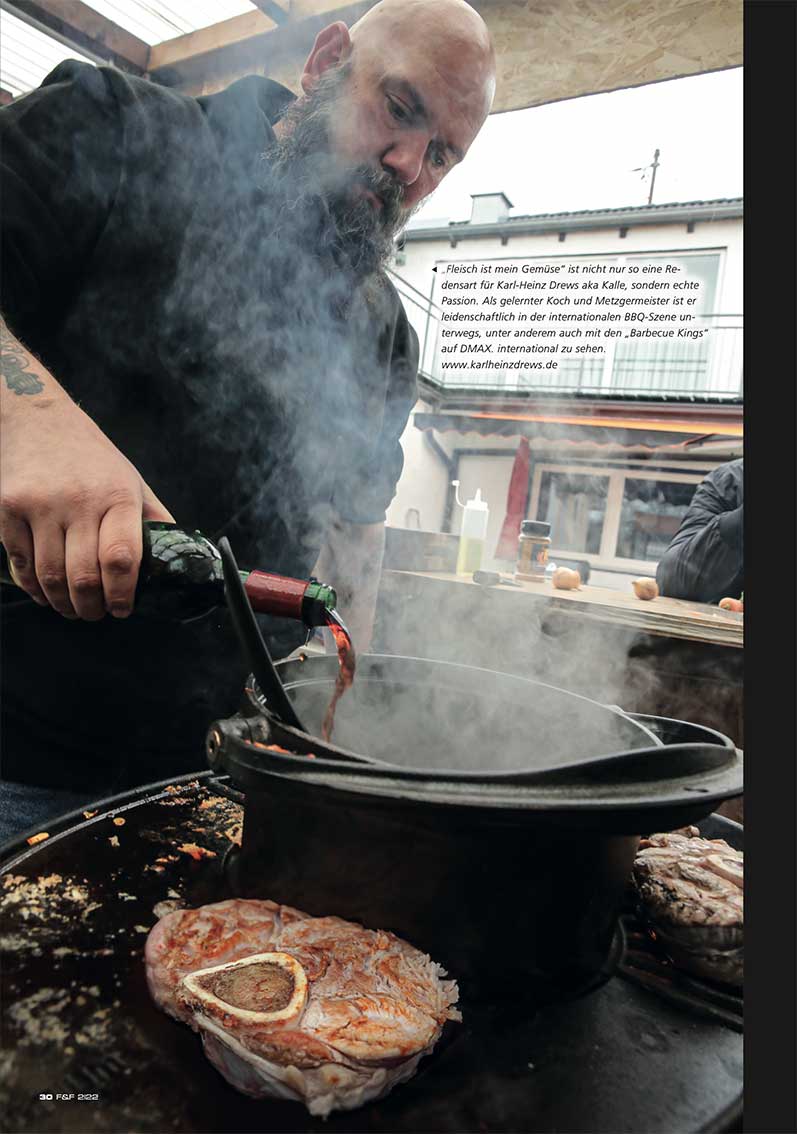 FIRE&FOOD 2022/02 Grillmagazin Printausgabe Pizza E-Grills
