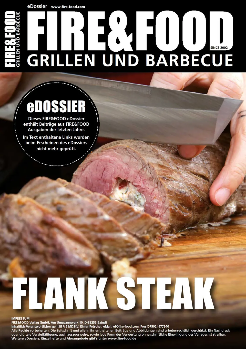 FIRE&FOOD eDossiers Flank Steak eDossier PDF 13 Seiten