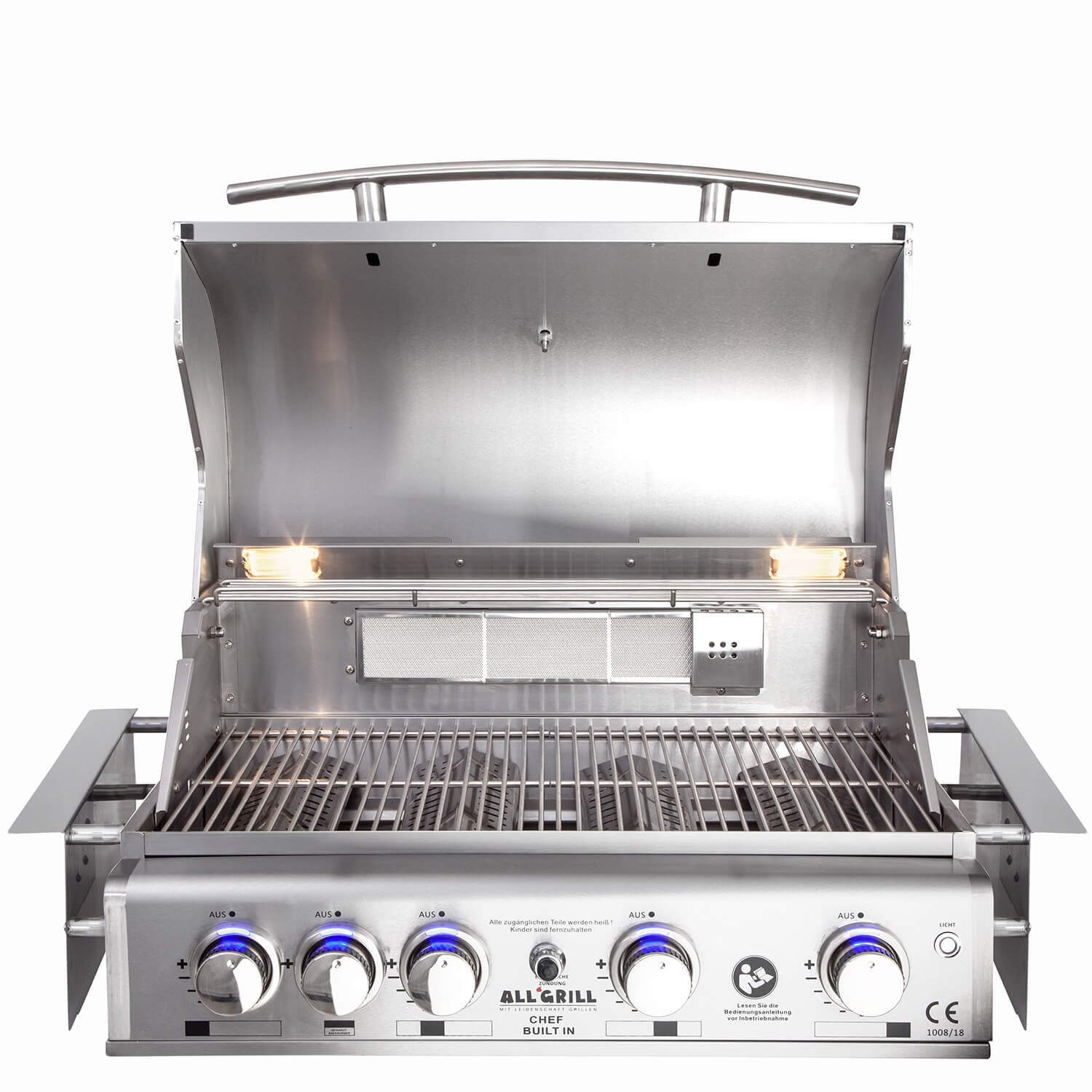 AllGrill Chef Built-In Top-Line L Einbaugrill Edelstahl 17,5 kW