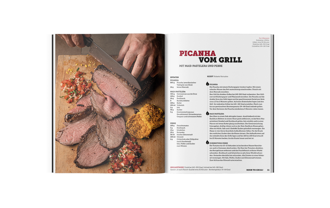 FIRE&FOOD Bücher Born to Grill gebunden Grillbuch