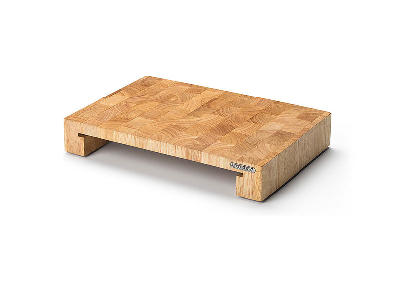 Continenta Schneidebrett Holz Edelstahl-Schublade 48x32,5cm