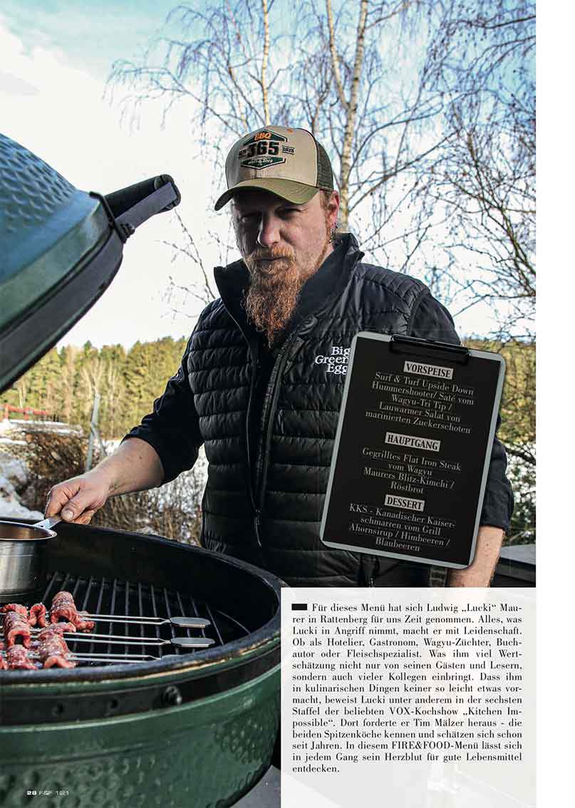 FIRE&FOOD Einzelausgaben 2021/01 Magazin Printausgabe Grillen