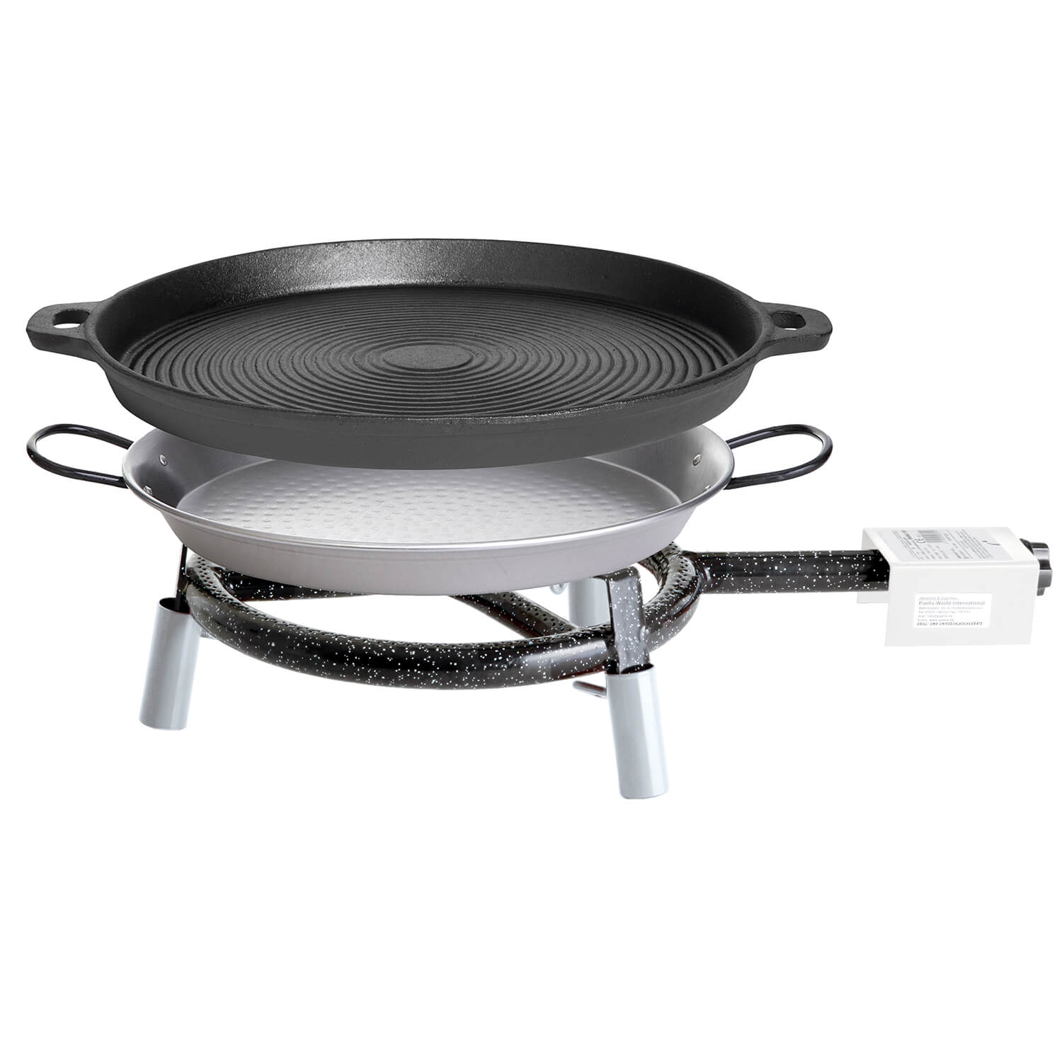 AllGrill Paella World Trekking-Line-Set Gusseisenpfanne Pfanne