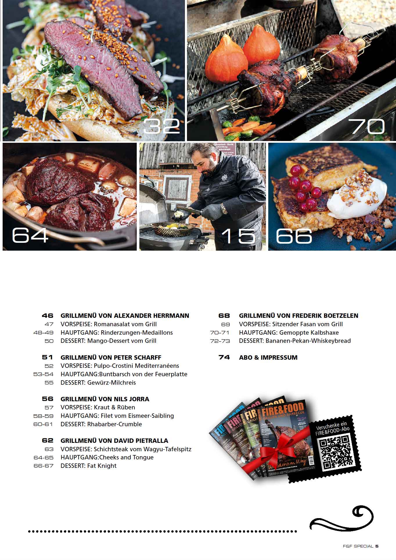 FIRE&FOOD Special No.7 Grillmenü 2 E-Book Download