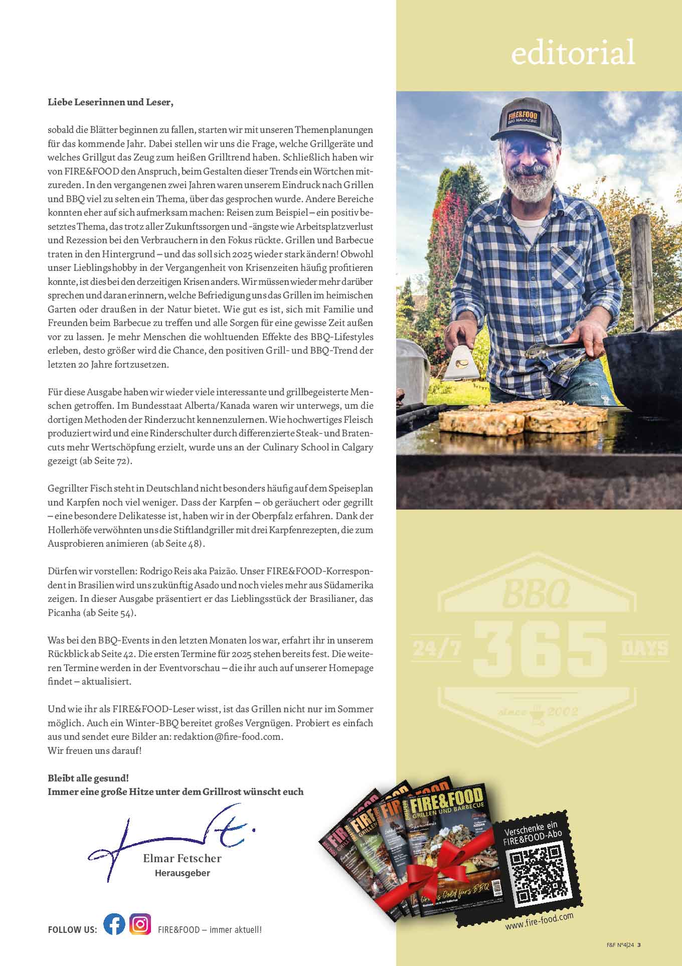 FIRE&FOOD 2024/04 Magazin Einzelausgabe Print Digital