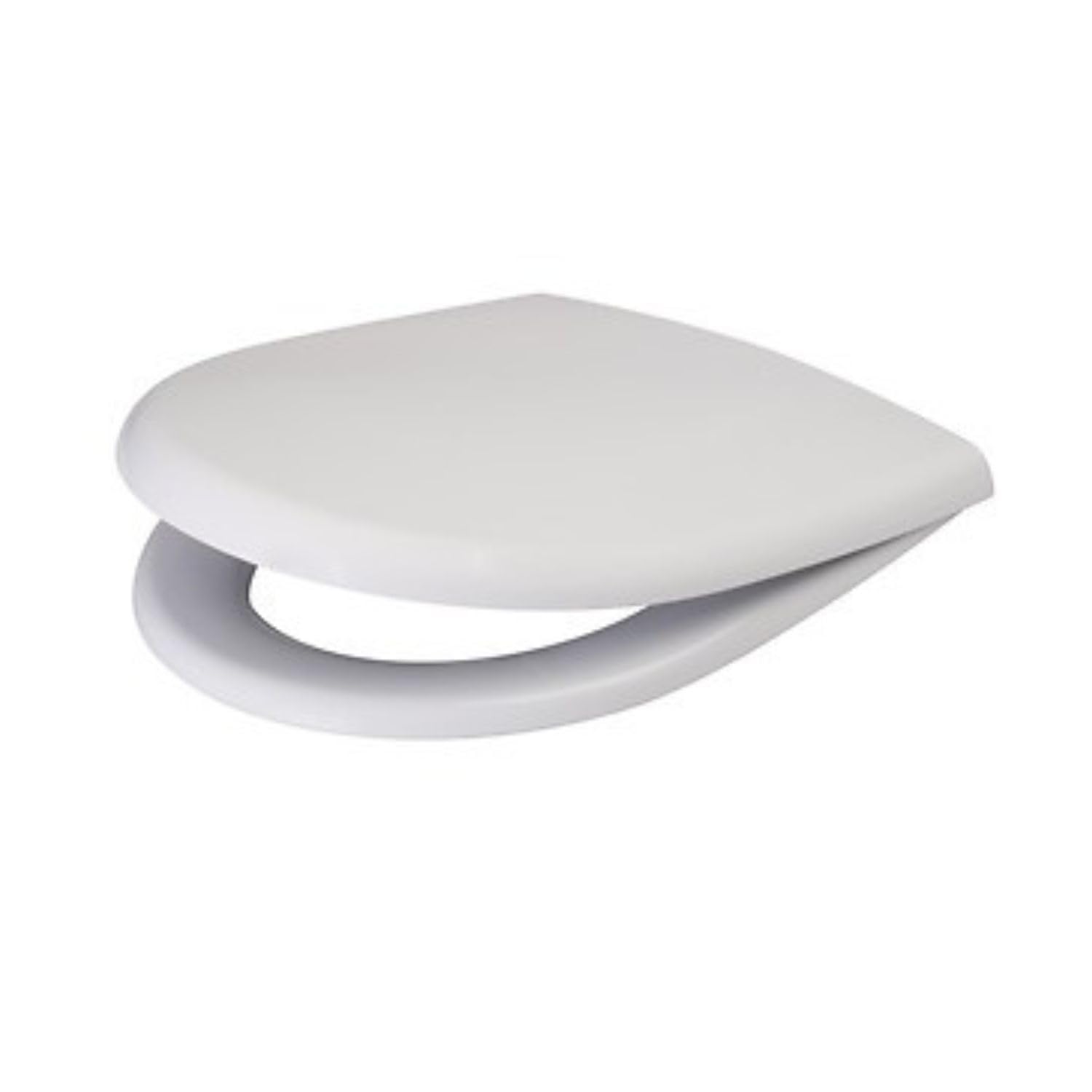 Cersanit Stand WC Komplettset Keramik-Toilette Weiß 37 cm