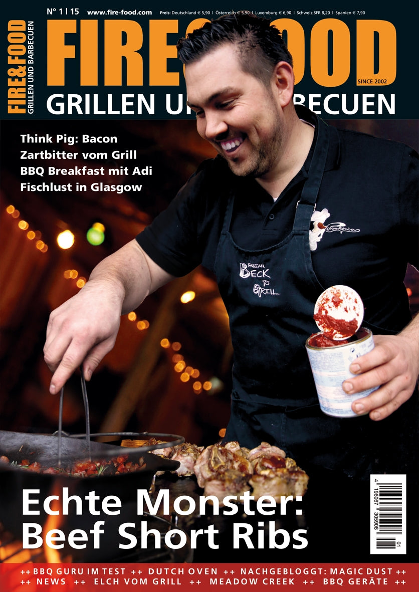 FIRE&FOOD 2015/01 Einzelausgabe Grillmagazin Digital Smoker