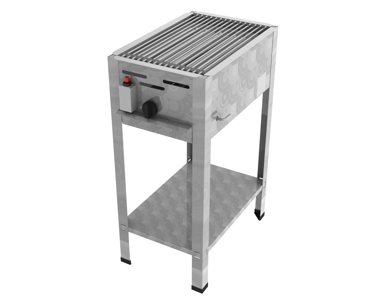 ChattenGlut Gasbräter 1-flammig 4,5 kW Rost 340x530x800 mm