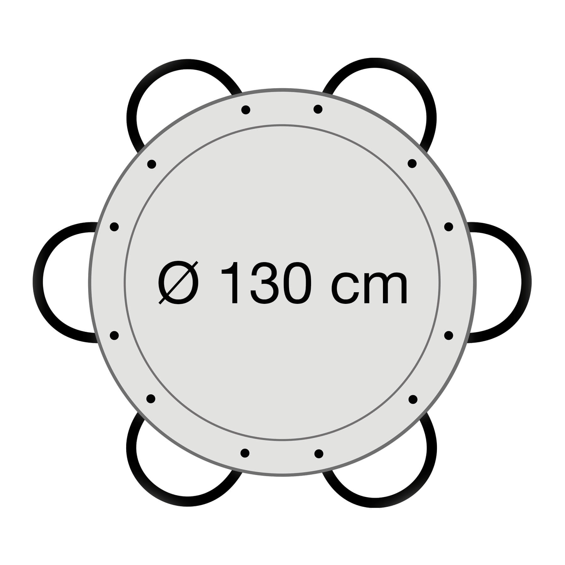 AllGrill Paella World Paellapfanne 130cm Stahl 200 Portionen